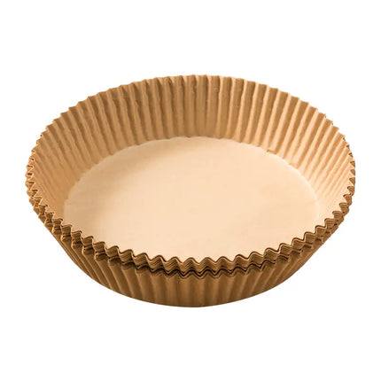 50pcs Round Air Fryer Disposable Non-Stick Paper Liners